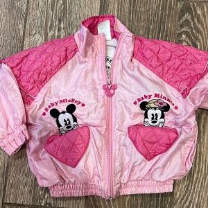 Vintage Baby Jacket Minnie Mickey Mouse